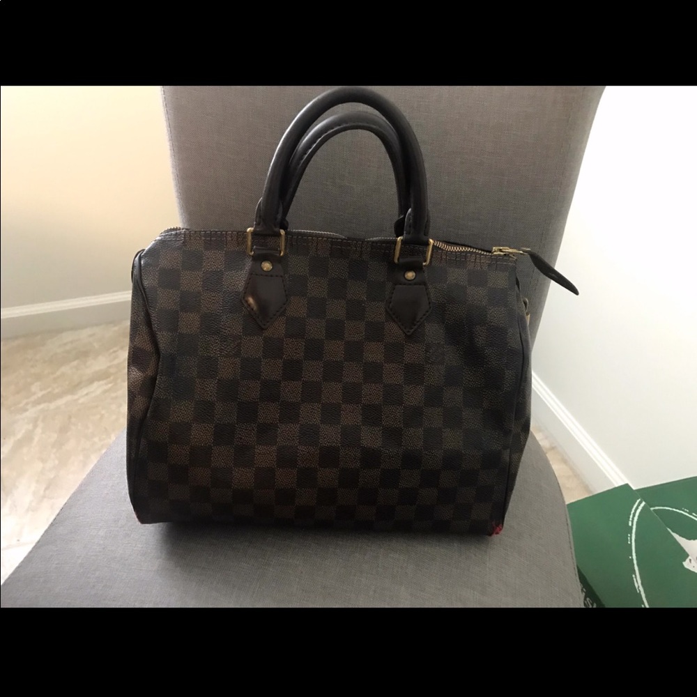 Authentic Louis Vuitton Speedy 30 Damier Ebene
